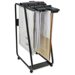 Arnos Hang A Plan Trolley and 10 A0 Quickfile Plan Hangers Bundle